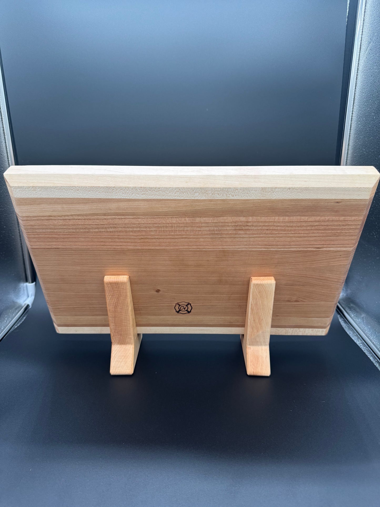 Cherry and Hard Maple Edge Grain Cutting Board